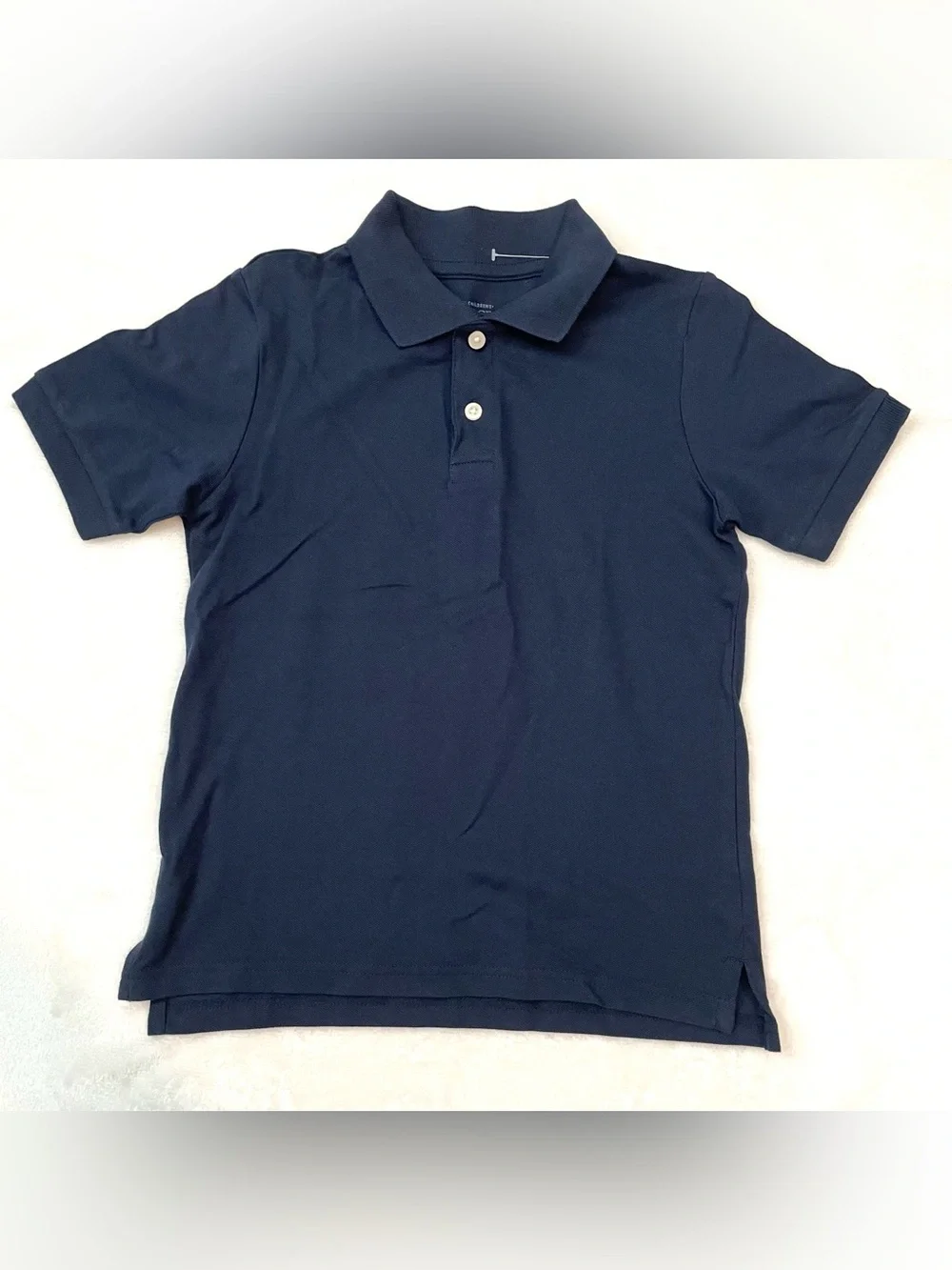 NEW Children's Place Size 7/8 Boys Green Navy Shirts Uniform Back To School